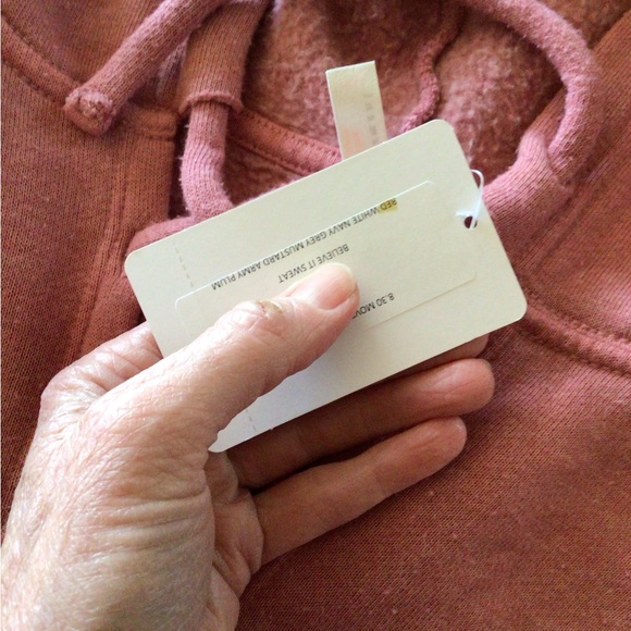 FP movement Believe it Rose lace up hoodie - Picture 4 of 5